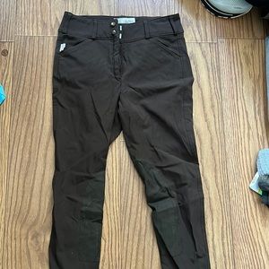 Chocolate brown tailored sportsman’s size 26